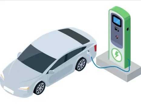 Image of an electric vehicle charging